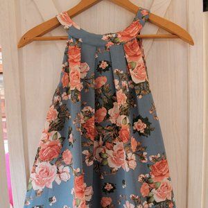 NWT Med Altar'd State Anthro Floral Flouncy Top